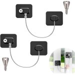 2 pices bloque porte avec 2 cls frigo securite placard serrure placard scurit enfant verrou de scurit ...