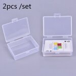 2 pices botes en plastique transparent cartes a jouer conteneur pp mallette de rangement emballage ...