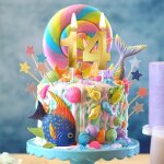 2 pices bougies numrique bougies a paillettes d'or bougies dcoratives de gteau d'anniversaire dcoration ...