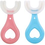 2 pices brosse  dents en forme de u pour enfants de nettoyage oral  360 convient  enfant tout - petits ...
