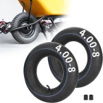2 pices chambre a air 4. 80 / 4. 00 - 8  caoutchouc butyle concerner karting minibike a chariots a main ...