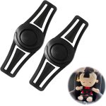 2 pi�ces clip de s�curit� pour ceinture de s�curit� enfant, boucle de protection de si�ge auto enfants, ...