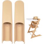 2 pices coussin de pieds de chaise de bb antidrapant pour chaise haute, insert de protection pour ...