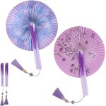 2 pièces eventail chinois avec pompon eventail pliant chinois portable avec attraction magnétique eventail ... 2 pièces eventail chinois avec pompon eventail pliant chinois portable avec attraction magnétique eventail ...