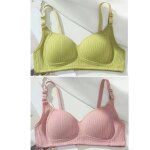 2 pièces filles solide sans fil soutiens - gorge sans couture push up soutiens - gorge confortable en ... 2 pièces filles solide sans fil soutiens - gorge sans couture push up soutiens - gorge confortable en ...