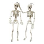 2 pièces halloween squelette halloween paysage prop modèle de squelette humain modèle d'os 2 pièces halloween squelette halloween paysage prop modèle de squelette humain modèle d'os