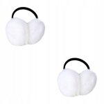 2 pieces hiver chaud dames cache - oreilles en peluche