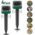 (2 pices) rpulsif solaire sonique pour souris de ferme en plein air