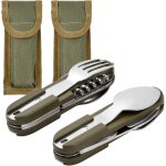 2 - piece stainless steel folding tableware cutlery camping multifunction 8 in 1 removable camping tableware ... 2 - piece stainless steel folding tableware cutlery camping multifunction 8 in 1 removable camping tableware ...