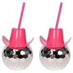 2 pièces tasses a boule disco avec paille, tasse a cocktail disco flash ball, tasses a chapeau de cowboys ... 2 pièces tasses a boule disco avec paille, tasse a cocktail disco flash ball, tasses a chapeau de cowboys ...