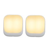 2 pices veilleuse  dtection led 2700k blanc doux veilleuse  brancher avec capteur du crpuscule  ...