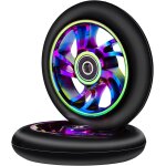 2 roues scooter 100mm 88a avec roulements abec - 9 608rs installes pour scooters professionnels et scooters ...