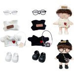 2 set ensemble de vtements de poupe mignon pour poupe vinyle en peluche de 15 / 17 cm, tenue en tricot ...