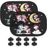 2 x car sun visor for baby, suction cup, uv protection, 44 x 36 cm, comes with 8 suction cups (rainbow ... 2 x car sun visor for baby, suction cup, uv protection, 44 x 36 cm, comes with 8 suction cups (rainbow ...