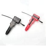 2 x lanceur avec grip et toupie, toupies starter pack, lanceur de x gyros, compatible avec les gyroscopes ...