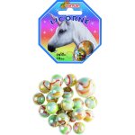 Filet de 20 billes licorne et 1 calot 25 mm