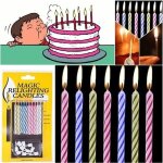 20 / 10pcs multicolore dr�les tricky g�teau d'anniversaire bougies bougies magiques accessoires f�te ...