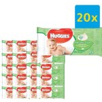 Lingettes humides - huggies - natural - 20 - pack - alo� vera - hypoallerg�nique