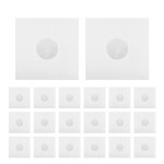 20 pi�ces 12 pouces couverture de disque lp pochettes ext�rieures refermables sac en papier de rangement ...