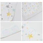20 pices bb bavoirs jetables non - tiss bandana salive serviette impermable roter tissu p31b