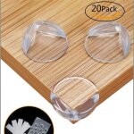 20 pices protege coin de table, protections d'angles et rebords, protection bebe - transparent protecteur ...