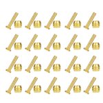 20 pièces séries kit d'insertion de connexion en laiton olive de frein de vélo pour tuyau de frein a ... 20 pièces séries kit d'insertion de connexion en laiton olive de frein de vélo pour tuyau de frein a ...