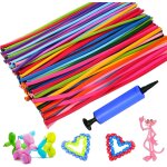 200 pices magiques ballons en latex, ballon sculpture avec grande pompe, sculture de ballon, ballon ...