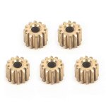 2025 lot de 5 pignons de moteur en laiton 12 dents pour d12 d42 1 / 10 rc car upgrade parts spare accessories ...