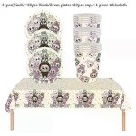 2025 decorations miniso cartoon labu party vaisselle fournitures de fete d'anniversaire pour enfants ...