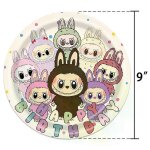 2025 decorations miniso cartoon labu party vaisselle fournitures de fete d'anniversaire pour enfants ...