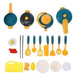 21 pcs / set enfants ustensiles de cuisine simulation couverts cuisine jouet kit