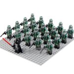 21 pices star war mini figurine action soldat commander gree lgion anakin skywalker / dark vador 4, ...