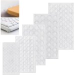 214 pcs transparente pieds adhsifs, butes de protection en caoutchouc anti - choc anti - bruit amortisseur ...