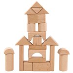 22 bo�tes en bois de haute qualit� pour enfants, blocs de construction a assembler, jouets educatifs ...
