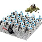 23 mini figurines star wars soldats 501e lgion stormtroopers dark vador