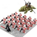 23 mini figurine star wars soldats stormtroopers dark vador