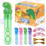 24 bulles de savon dinosaure jouet, mini flacons a bulles savon pour enfants, 4 couleurs tube bubble ... 24 bulles de savon dinosaure jouet, mini flacons a bulles savon pour enfants, 4 couleurs tube bubble ...