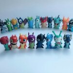 24 pcs / lot diff�rents dessin anim� anime jouets 5 cm slugterra pvc mod�le jouets poup�es enfant jouet ...