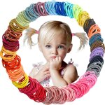 240 pices petit elastique cheveux fille, 23 couleurs, 2cm, pour enfants bb, multicolore mini chouchou ...