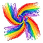 24pcs echarpes de jonglage pour enfants echarpes de musique de danse echarpes colorees echarpes de mouvement ...