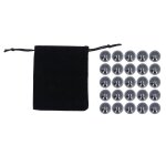 25 pices boule magntique 18mm aimants en ferrite noire rduire l'anxit soulagement du stress jouet ...