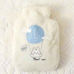 250ml mignon sac de bouteille d'eau chaude filles en peluche epaule chauffe - mains paquet de chaleur ...