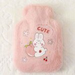 250ml mignon sac de bouteille d'eau chaude filles en peluche epaule chauffe - mains paquet de chaleur ...