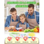 26pcs couteau enfant de cuisine en plastique set couteaux cuisine enfant montessori sans danger pour ... 26pcs couteau enfant de cuisine en plastique set couteaux cuisine enfant montessori sans danger pour ...