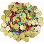 Pour les pi�ces d'or pirate et les bijoux de pirate bijoux pack de jeux cotillon. (144 pi�ces + 144 gemmes) ...