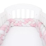 2m tour de lit bb coussin serpent tress pare - chocs velours protection des bords douce pour les nouveau ...