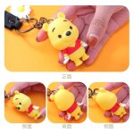 2pcs anime poupe minnie mickey porte - cls hommes et femmes voiture pendentif sac sac pendentif