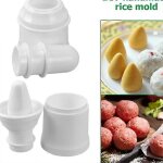 2pc arancini maker moule fabricant de boulettes de viande moule boule de riz outils de cuisson gadgets ...