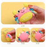 2pcs crabe riche homme porte - cls poupe poupe amour couple voiture sac pendentif