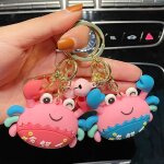 2pcs crabe riche homme porte - cls poupe poupe amour couple voiture sac pendentif